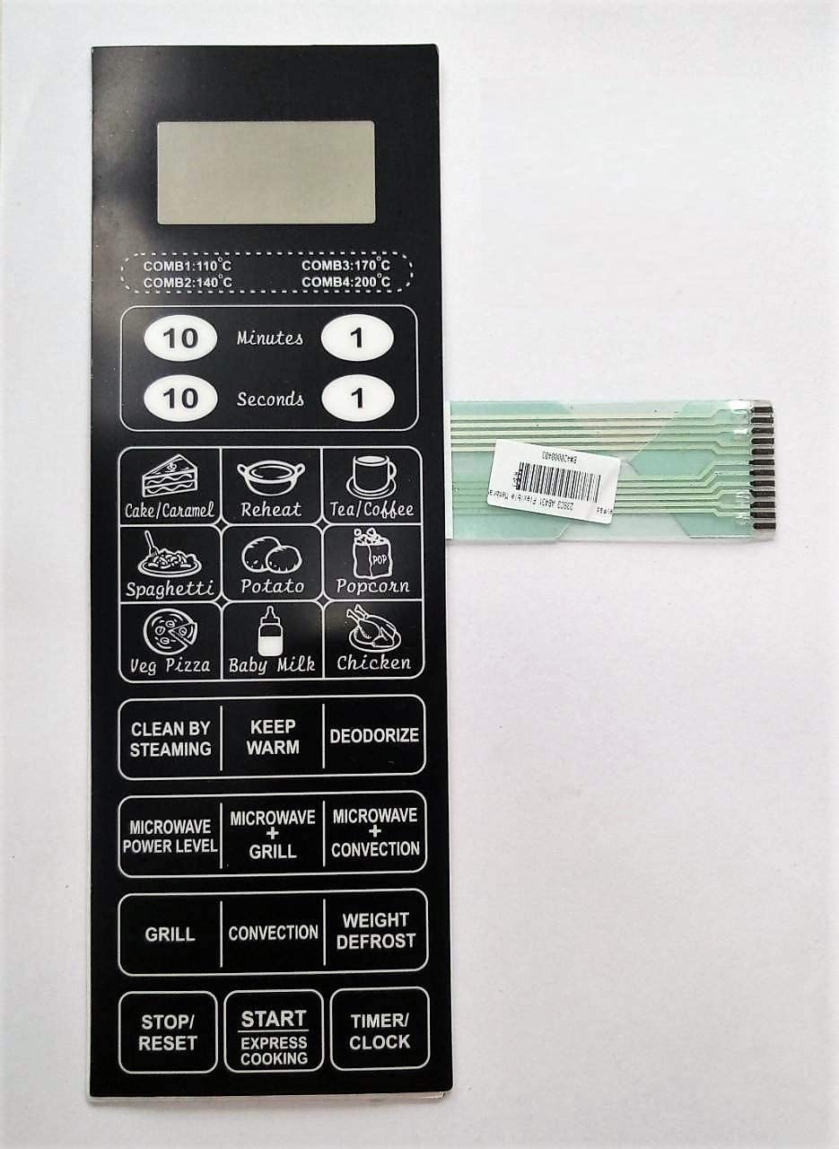 WHITEFLIP Microwave Oven Membrane Keypad Compatible/Replaceable For IFB