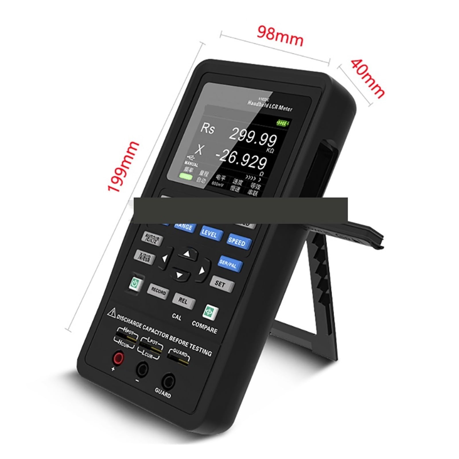 Medidor LCR Digital 1832C / 1833C Puente portátil LCR inductancia capacitancia y Resistencia Herramientas de medición | 1832C