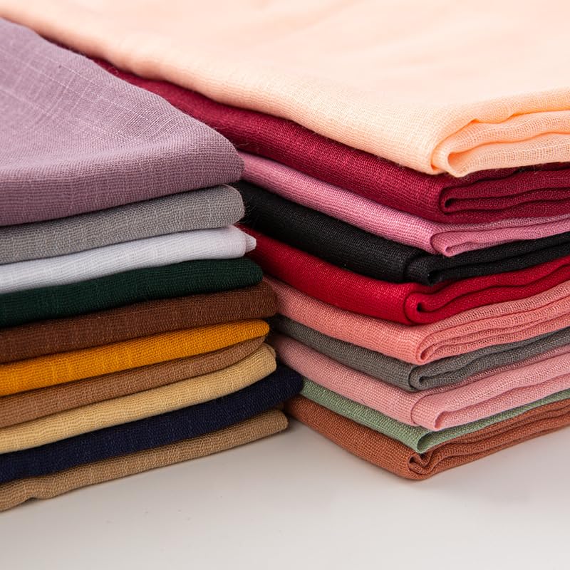 Women's Summer Scarf Lightweight And Soft Bamboo Cotton Headscarf4