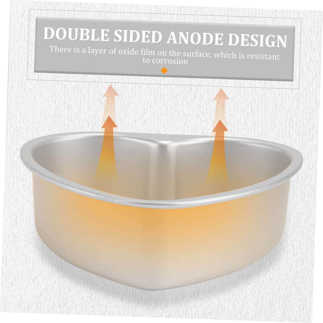 HEMOTON 6pezzi Teglie Da Forno Cuore Da Stampo Per Torte Con Fondo Rimovibile Per Biscotti e Cheesecake Per Cucina Domestica e Occasioni Speciali