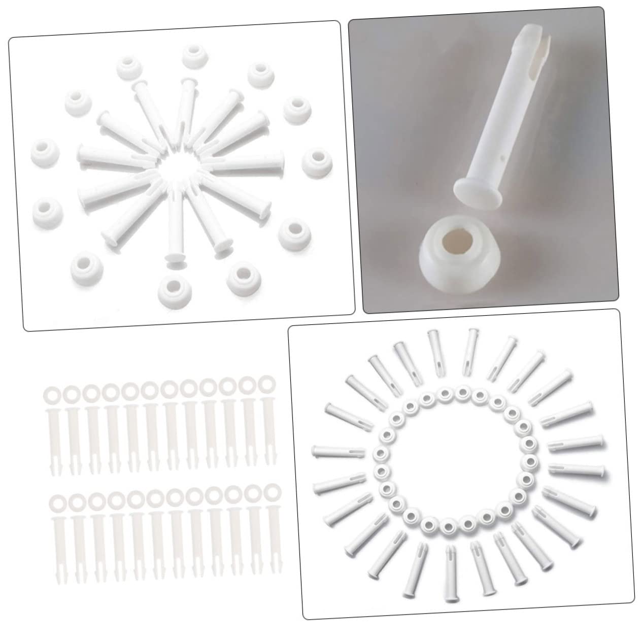 BESPORTBLE 72 Piezas Piscina Pines Conector Piscina Pin Accesorios Piscina Accesorios Piscina Conector Herramienta Piscina Cubiertas De Seguridad Piscina Pin Partes Piscina Pin De Plástico