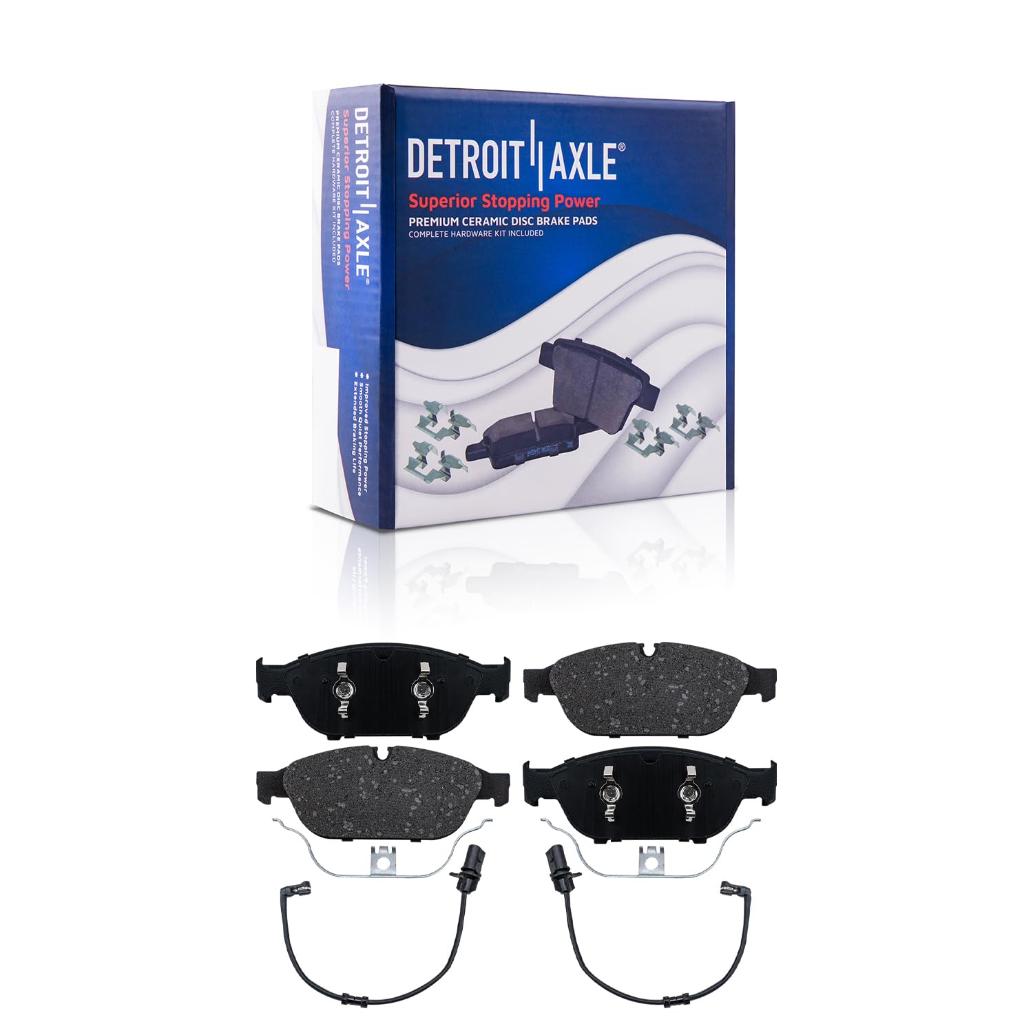 Detroit Axle - Front Brake Pads for Audi A5 A6 A7 A8 Quattro S7