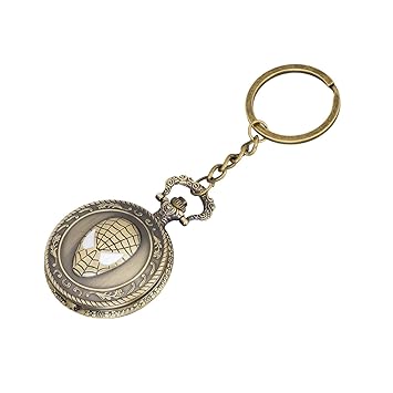 MJ Ragav Metal Key-Chain with Watch in Spider Man Mask Design Best Gift for Boys & Girls & Kids