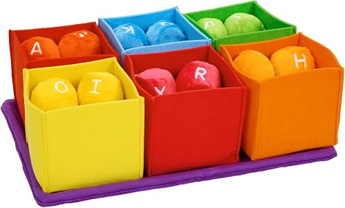 ABC Sorting Balls with Boxes - 26 Plush Balls and 6 Soft Boxes
