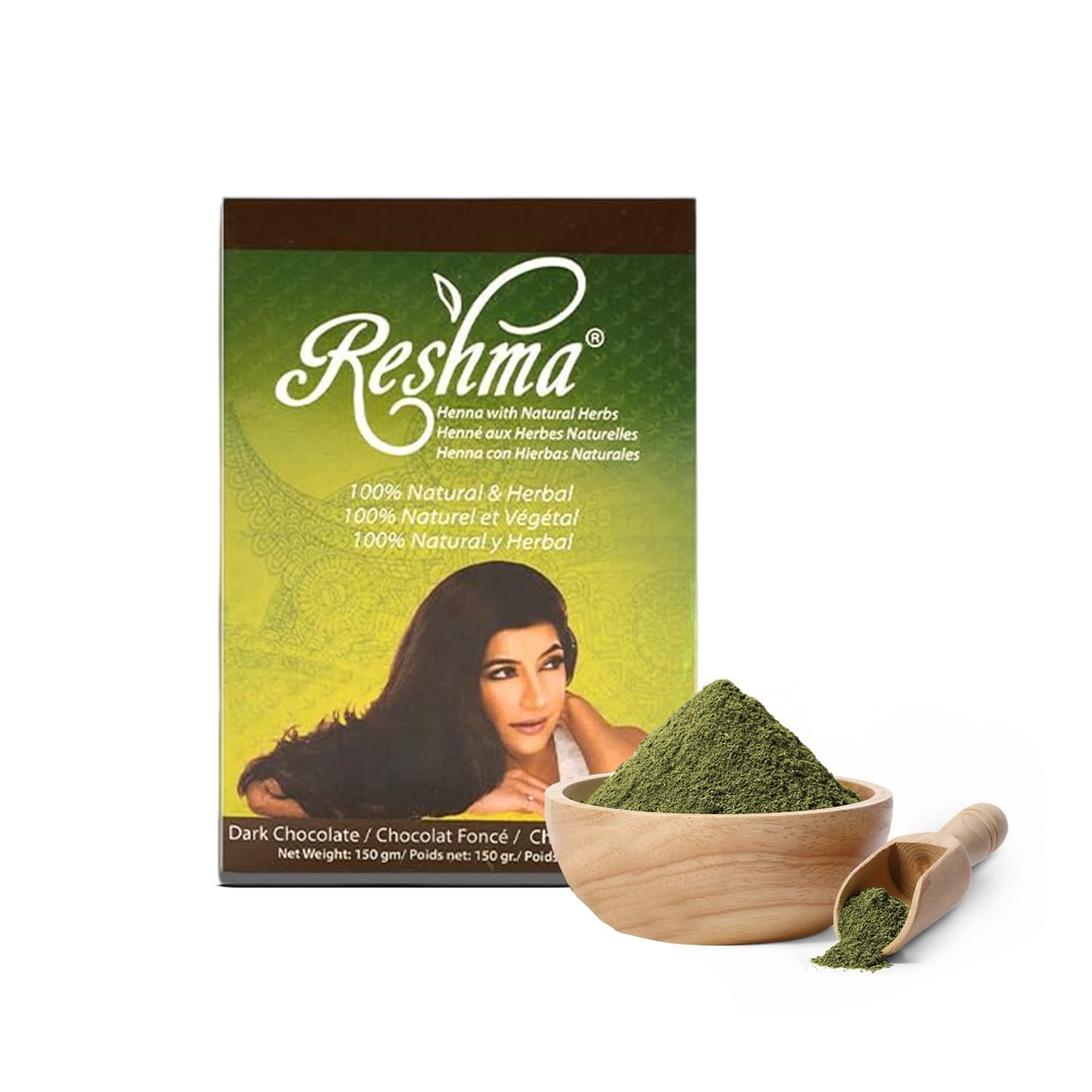 (Raven Black) - Henna Hair Colour Pure Natural & Organic Dye with Goodness of Herbs (Raven Black, Pack Of 1)