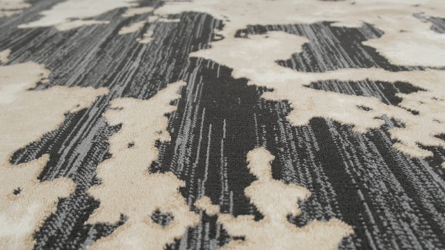 Tapete decorativo Abani 6' x 9' gris miniatura 7