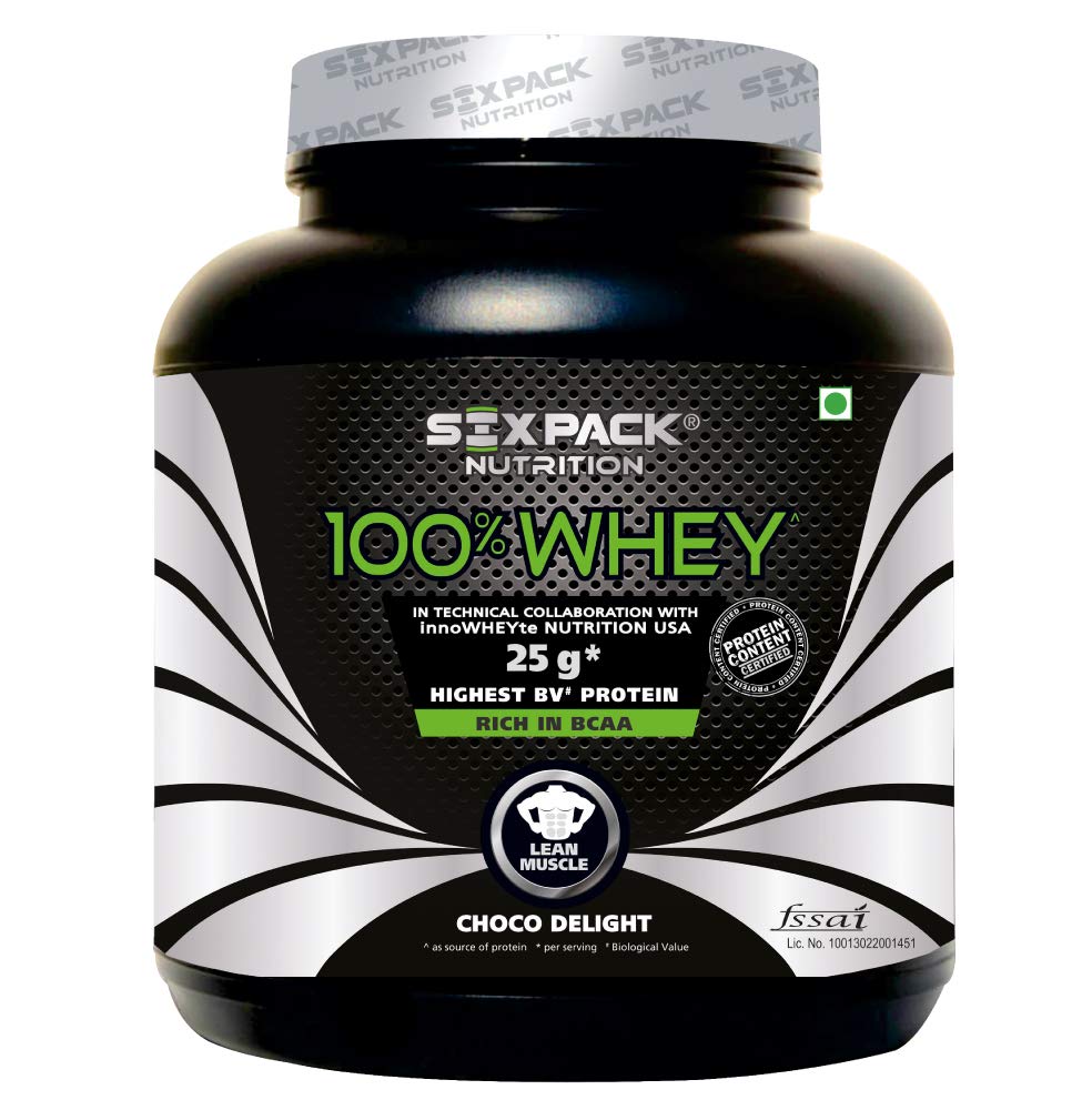 Six Pack Nutrition Whey Protein Powder, with 25 g of Protein Per Serving and More Than 5.6 g of Naturally Occurring BCAAs (2 kg, Choco Delight) (B014JDAOMM) Amazon Price History, Amazon Price Tracker