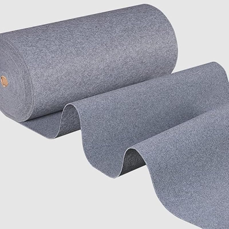Image of Shanno Carpet Wedding Carpet Red Bridal Floor Aisle Runner for Indoor Outdoor Wedding Party Banquet Decor Size 4 x 50 Feet Color L Grey