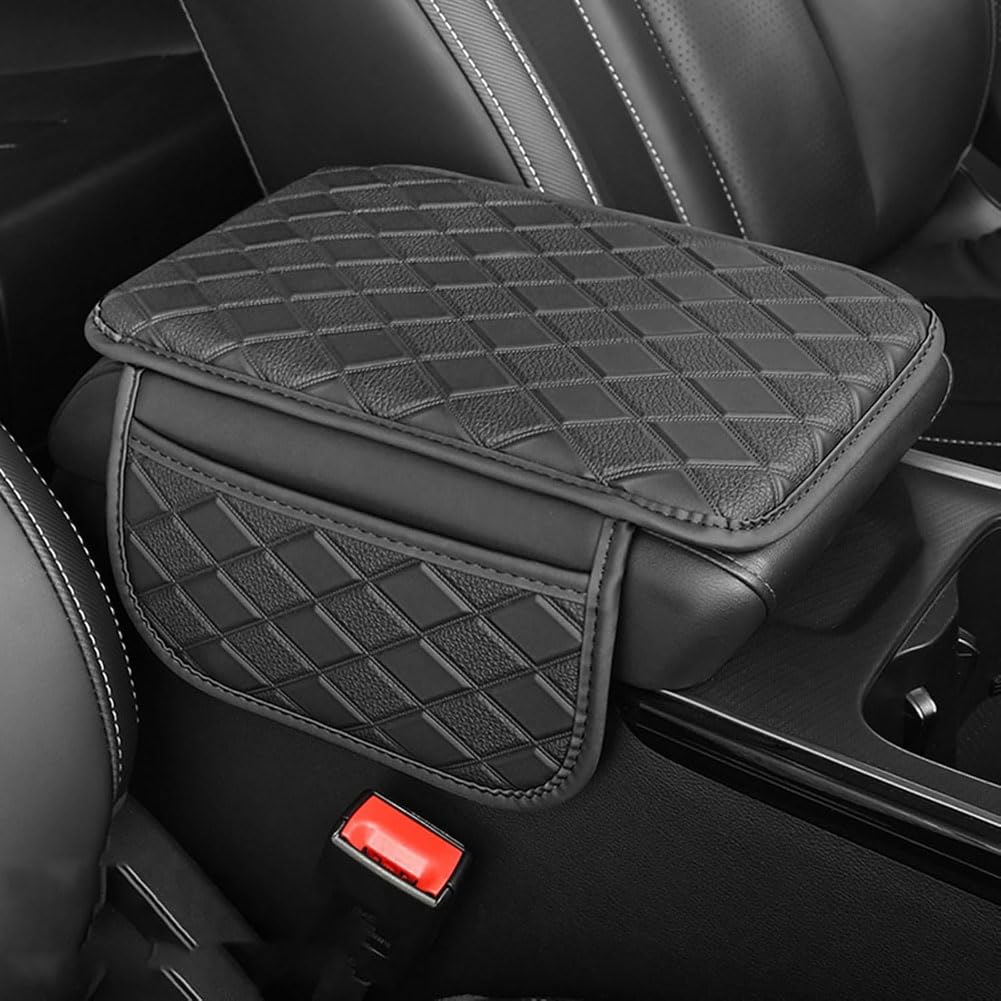 Auto Middenconsole Hoes Voor Skoda Kodiaq/Kodiaq GT 2017-2025, Leren Armsteun Kussen Waterdicht Comfortabel Elleboogondersteuning Met Zijvak Organizer,A/Black-30 * 18 * 1.5cm Auto Middenconsole Hoes Voor Skoda Kodiaq/Kodiaq GT 2017-2025, Leren Armsteun Kussen Waterdicht Comfortabel Elleboogondersteuning Met Zijvak Organizer,A/Black-30 * 18 * 1.5cm