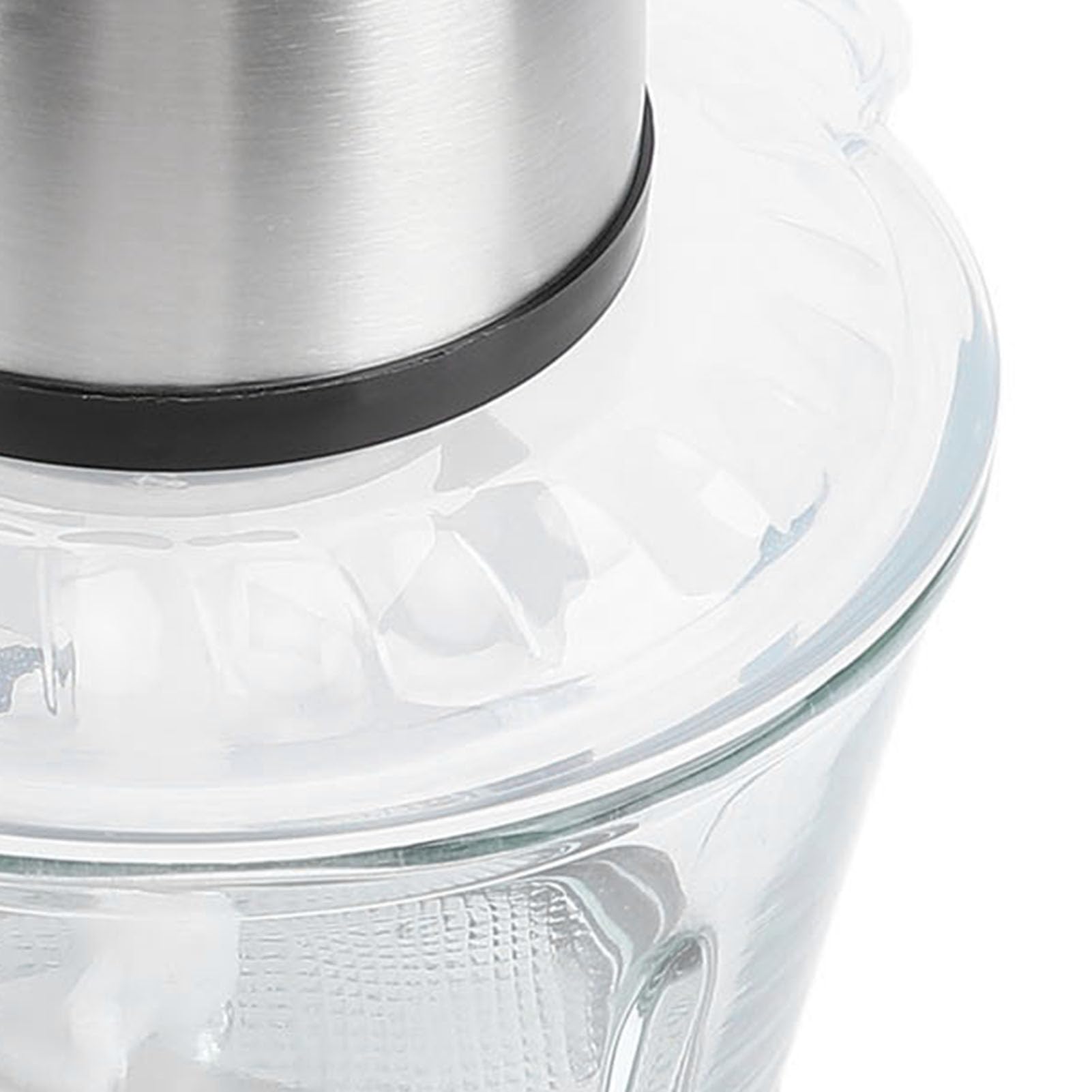 HEEPDD Picadora de Carne Eléctrica 200W 2L SUS Procesador de Alimentos de Acero Inoxidable con Motor de Cobre Puro para Verduras Frutas Nueces Cebollas Ajo (Enchufe europeo 220V)