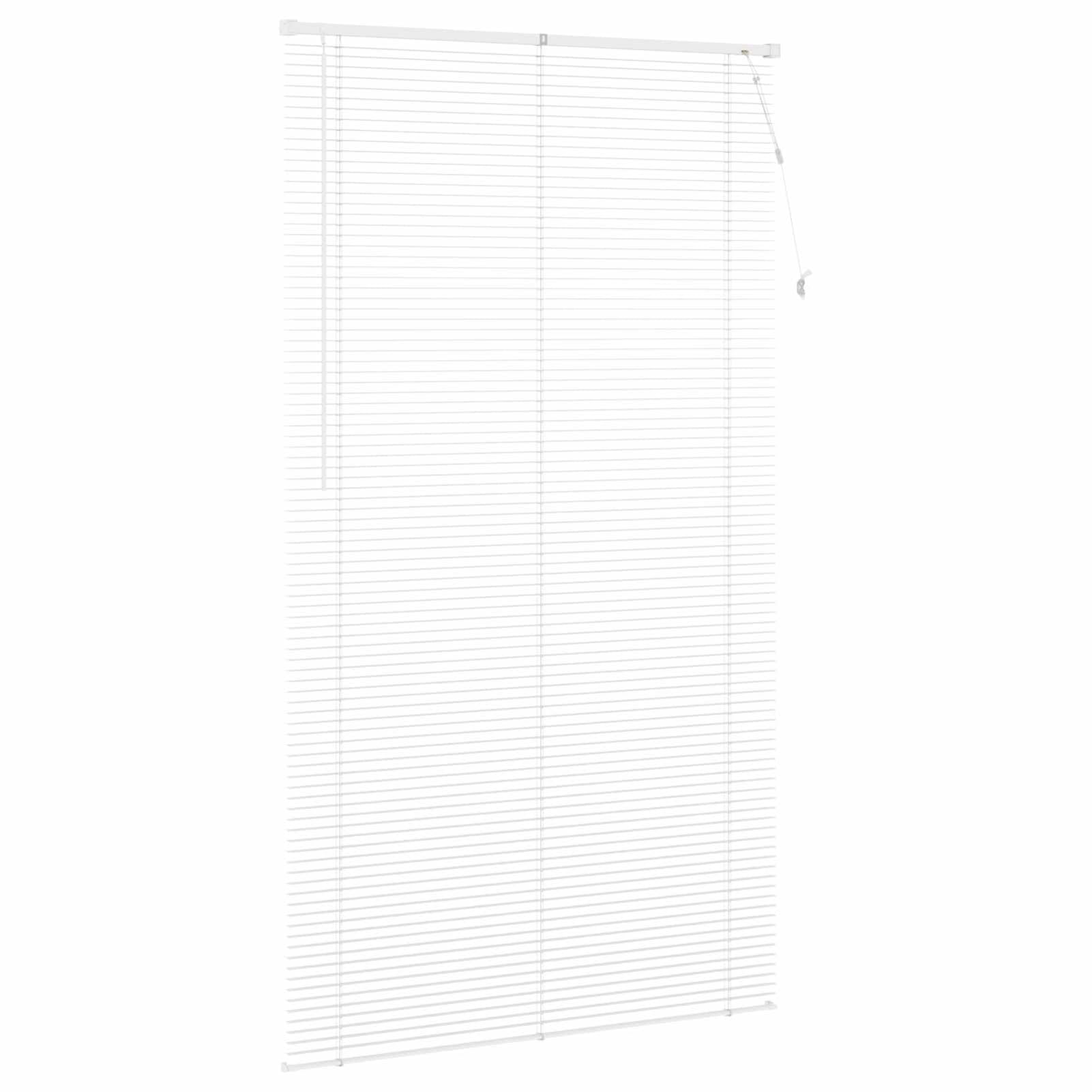 Gecheer Tenda Veneziana in PVC, Tapparella Regolabile per Controllo Luce e Privacy, 213 x 120 cm Bianco, per Interni Casa, Ufficio e Studio