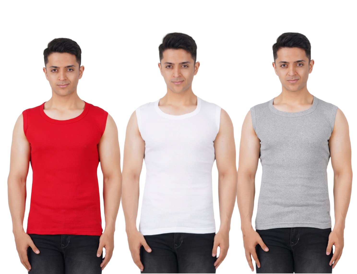 GenericModern Men's Premium Cotton Gym Vest (S - XXL) (4 Colors Available)