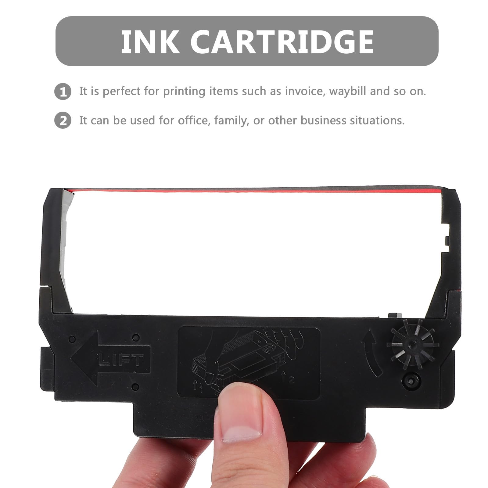 Artibetter Ruban D'imprimante pour Caisse Enregistreuse en Nylon et Abs, la Lumière, pour Bureau et Usage Familial, Pack de 24 Pièces