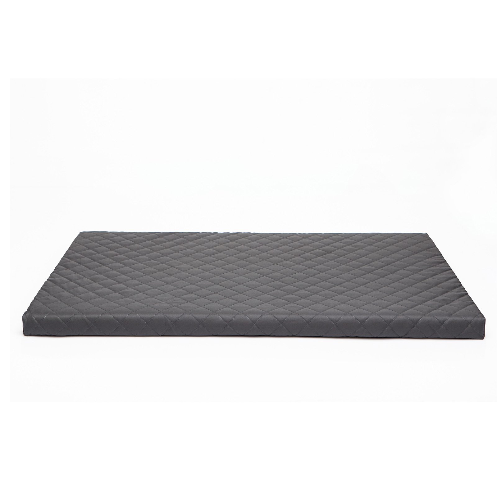 Hundebett Delux, Schwarz, Größe XL 93x62cm, Kunstleder + aushaltbares Codurastoff