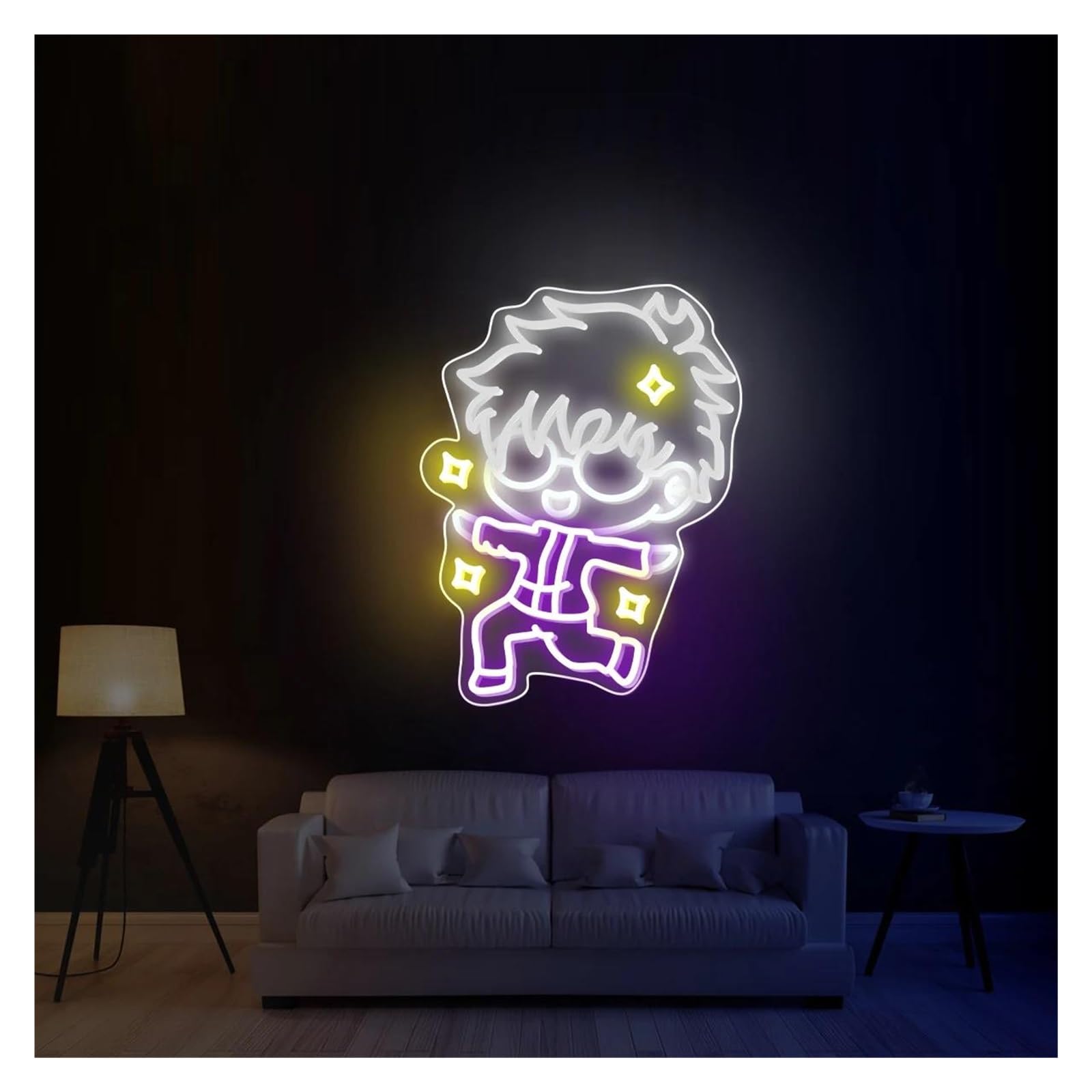 Decoración Lámparas Lámpara De Neón Con Figura De Dibujos Animados Adecuada Para La Decoración De Fiestas De Cumpleaños De La Habitación De Los Niños 50x38cm