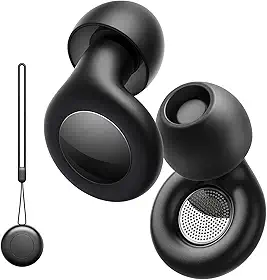 Tampões de ouvido para cancelamento de ruído de sono, tampões de ouvido de 35 dB para redução de ruído e shows, tampões de ouvido para dormir, ronco de motocicleta, voo, tampões de ouvido de silicone