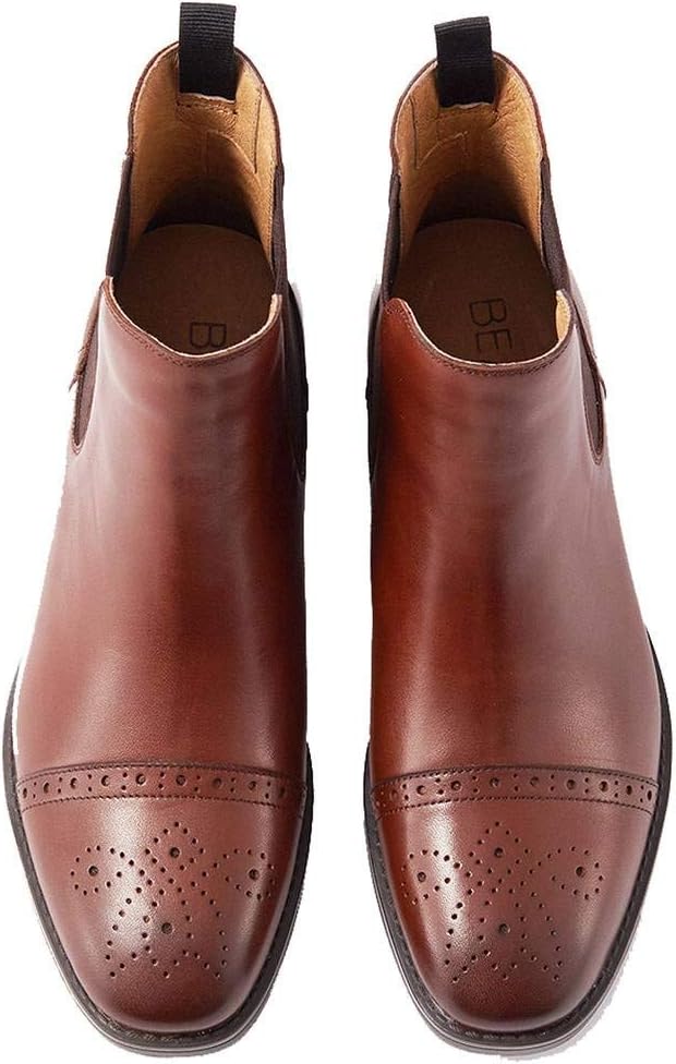 U-lite Womens Fall Winter Comfortable Stylish Leather Chelsea Ankle Boots Women Booties - Image 6