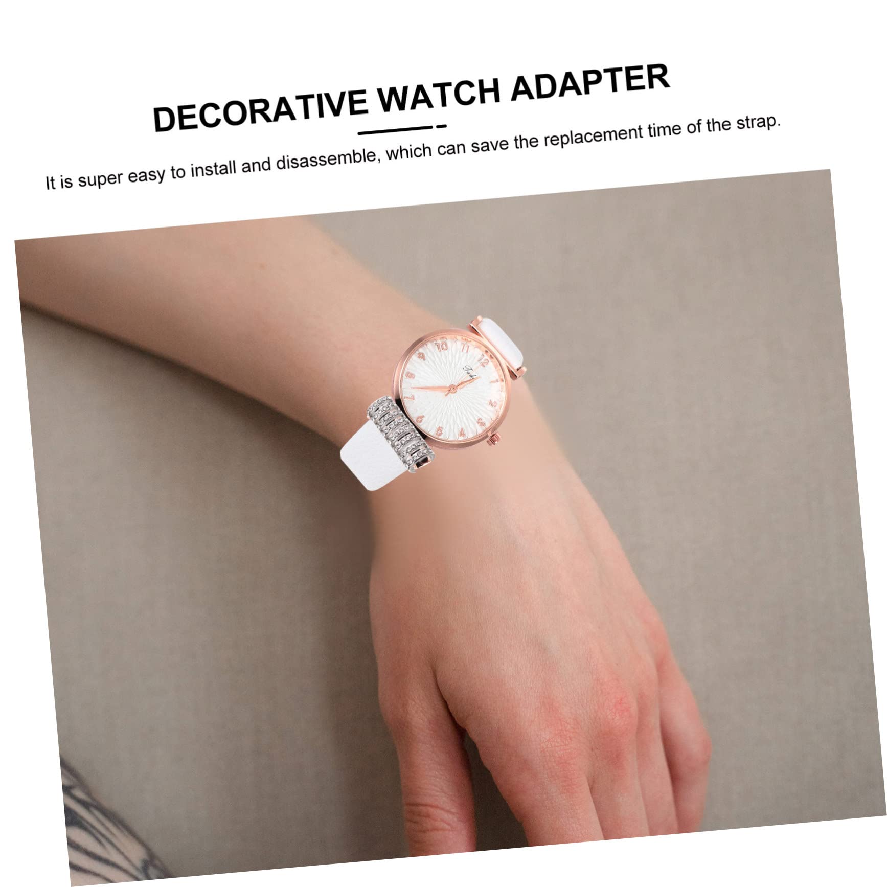 HOMSFOU 40 Pièces connecteur de sangle bracelet de montre adaptateur de bracelet délicat connecteur adaptateurs de décor s de montre connecteur de montre Regardez