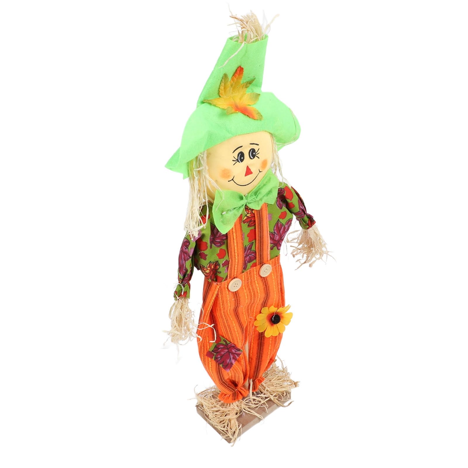 Changor Statuetta di Spaventapasseri Decorazione Autunnale Carina per la Protezione del Giardino Spaventapasseri del Ringraziamento in Tessuto Oxford da 60 Cm (Pantaloni da uomo in stile)