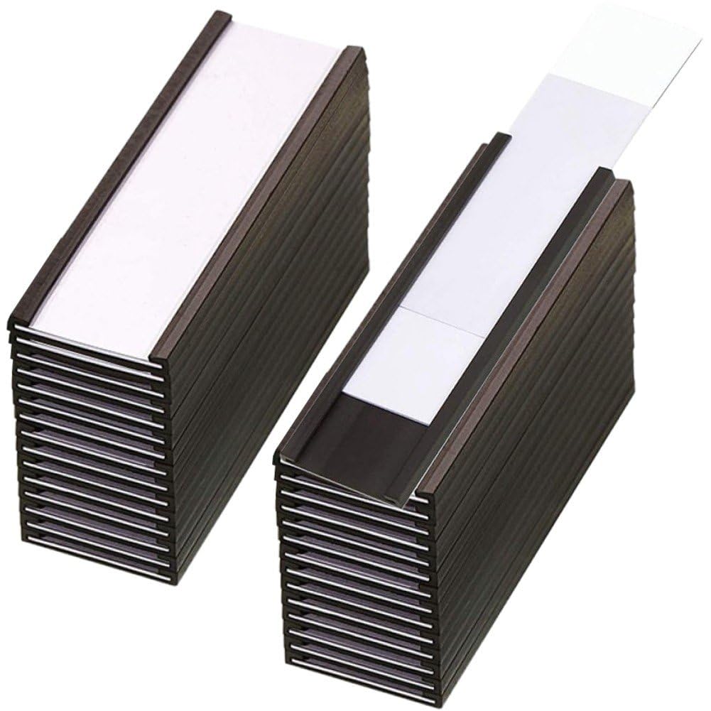 Tagtight Lot De 30 Porte-étiquettes Magnétiques Avec
