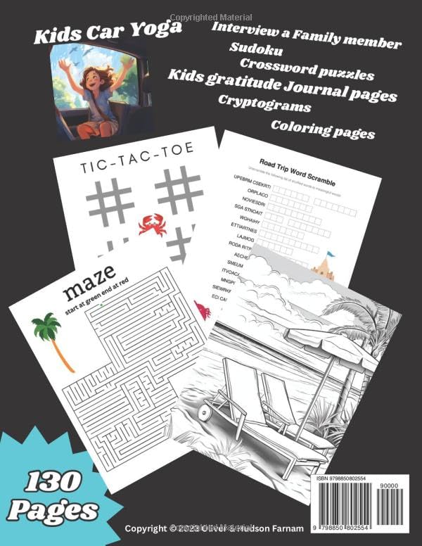 Miniatura 2 de Road Trip Activity Book The best Road Trip Activity Book for Kids Age 7-15
