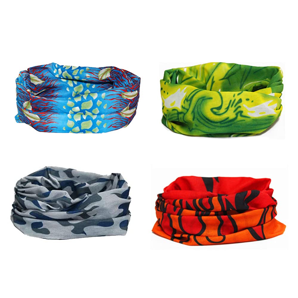 SLOSH Bandana Cintas Pelo Deporte Hombre Mujer Ciclismo Yoga Elastica Pañuelos Cabeza Turbante Lazo Tenis UV Moto Playa