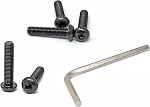 iexcell 100 Pcs M3 x 12mm Thread Pitch 0.5 mm Alloy Steel 12.9 Grade Hex Socket Button Head Cap Screws Bolts Kit, Black Oxide Finish