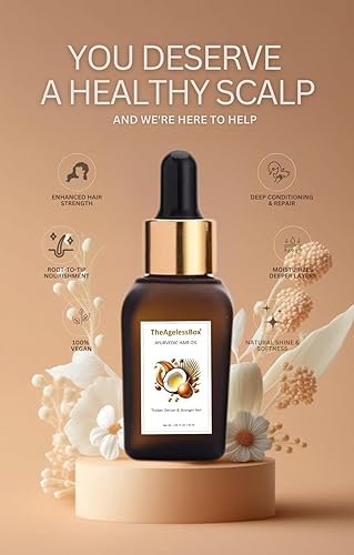 Miniatura 4 de Aceite ayurvédico para el cabello - Tratamiento para el crecimiento del cabello y el cuero cabelludo antienvejecimiento - Fortalece, espesa y nutre