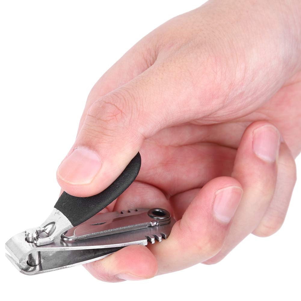 Pince Multi-fonctions Pour Pêche - Coupe-fil, Nettoyeur D'hameçon Et Noueur - En Acier Inoxydable