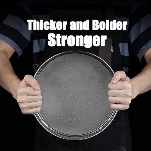 Woodpool Leistungs Garten RäTsel Sieb Ineinander Greifen Boden Sieb Kompost Samen BehäLter Gartenarbeit Werkzeug -8 (2.5Mm)