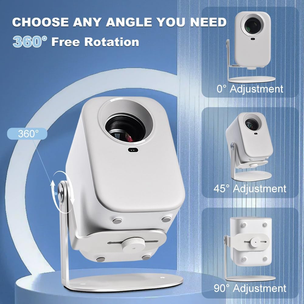 Salange Projector Stand Table Compatible w XGI MI MoGo/Halo Series Projectors, Nebula Capsule 3/Air and More Mini Proyector, Projector Ceiling Mount Wall for Indoor/Outdoor/Office (1/4" Screw)