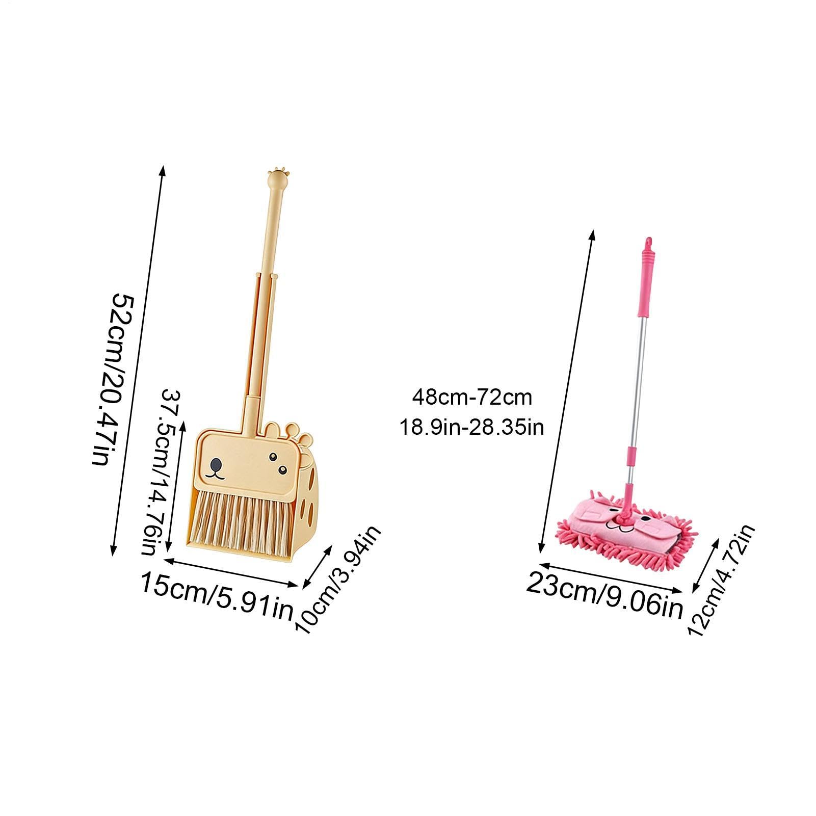 Set da gioco per pulizia per bambini Set di per scopa Giocattolo educativo per le pulizie | Kit di pulizia per giochi di finzione per bambini, casa, camera da , cucina, giochi di ruolo, c