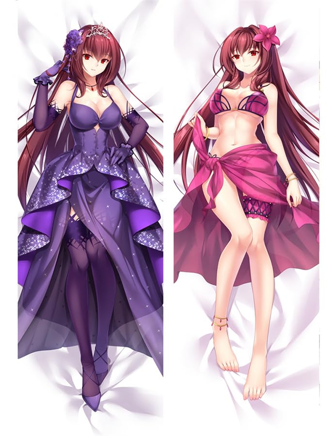 LORIAXPillowcase Case Hugging Pillow Cover Anime Stuffed Double Sided Print Throw Pillow Couch Covers 160 x 50cm (Color : Kaveh 1)