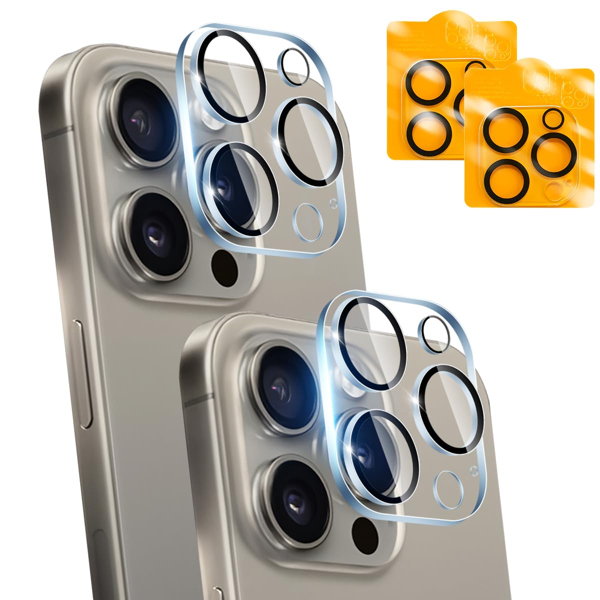 iPhone15Pro Max ガラスフィルム2枚+カメラフィルム1枚セット Amazon | iPhone 15 Pro Max ガラスフィルム 2枚＋iPhone15 Pro Max