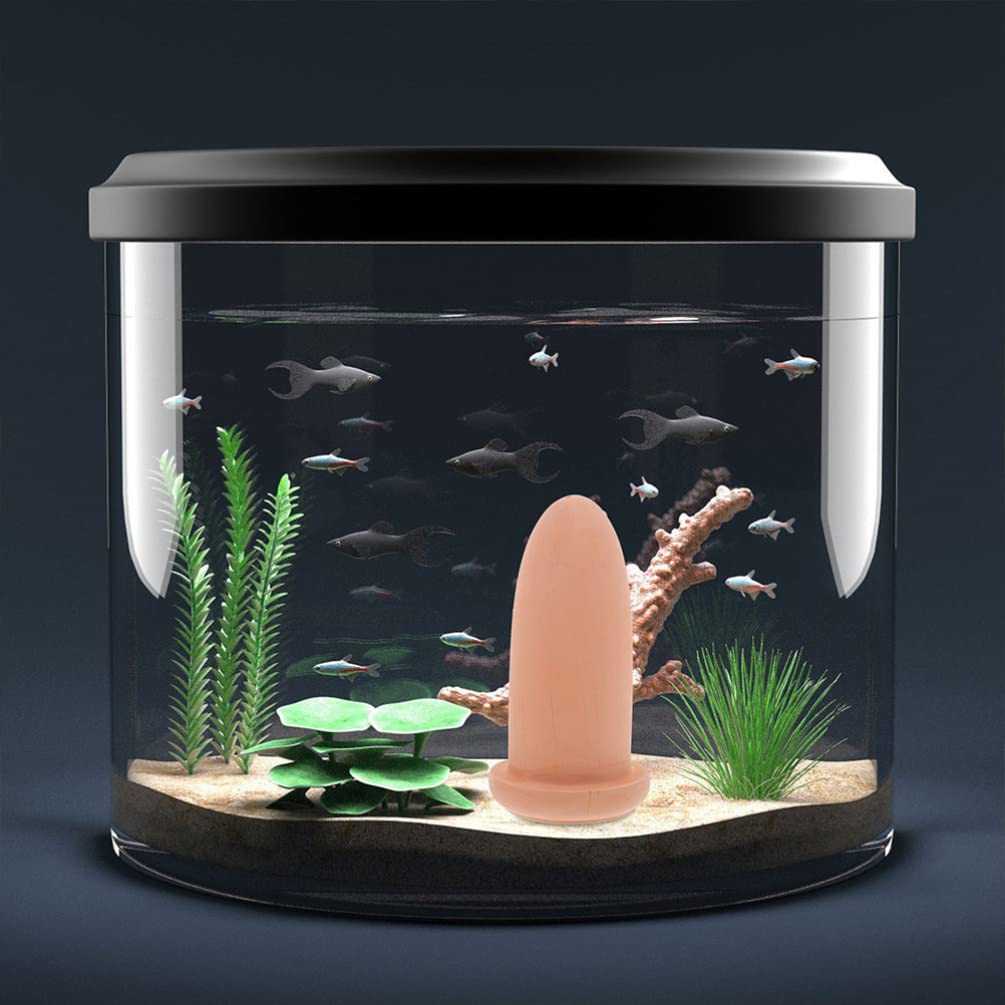 Zerodeko Aquarium Dekoration Mini- Fischzüchtungskegel H?hle Keramik- Laich- Rassenkegel für Diskusfische Engelsfischzüchtungskegel Hergestellt Natürlicher Keramik Ablaichkegel Skalare