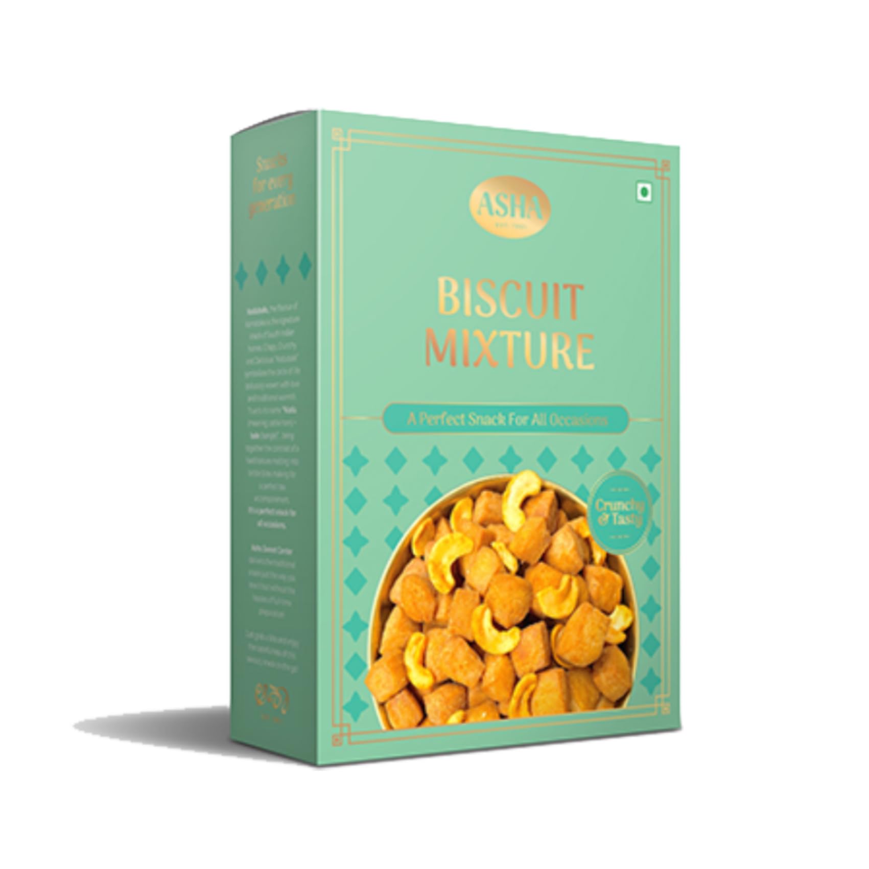 Asha Biscuit Mixture 250g | Healthy Namkeen Perfect for Traditional Tea Time | South Indian Snack | Punjabi Snack |Namkeen Combo Pack