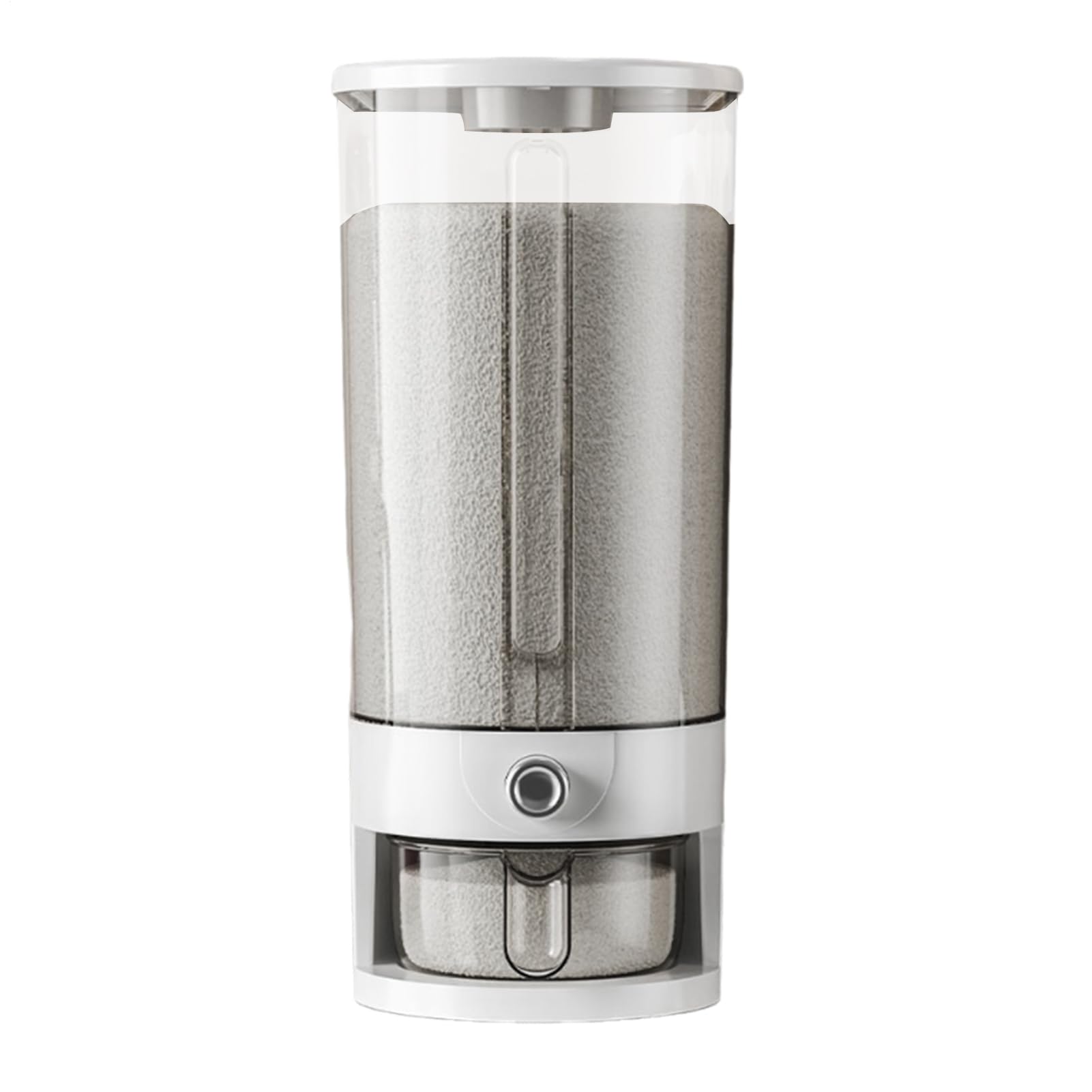 Distributeur de riz, conteneur de stockage de riz de 10 kg avec distributeur à presse, boîte de rangement hermétique pour aliments secs, boîte transparente, pour riz, farine, grains de café