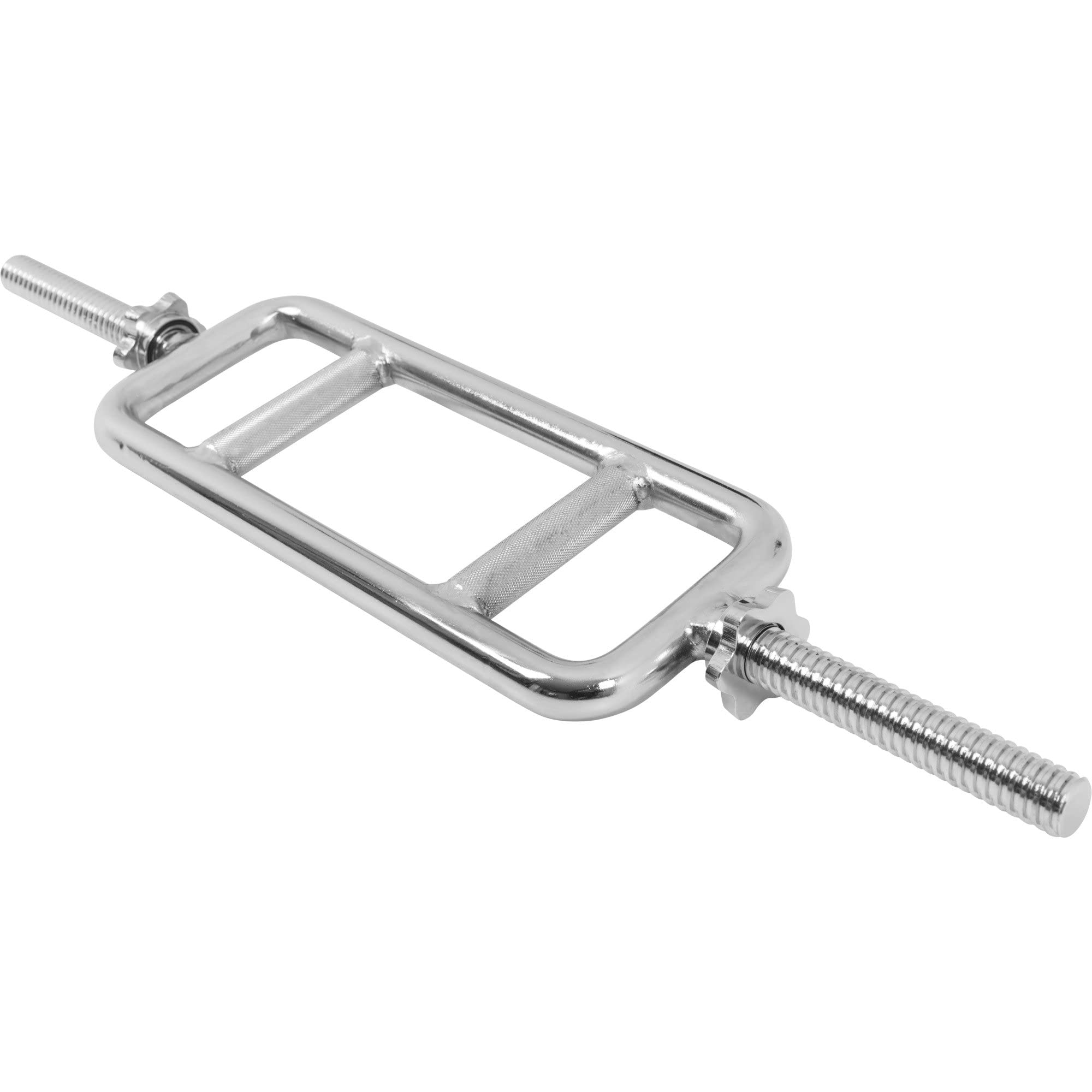 GORILLA SPORTS® Trizepstrainer 30 mm mit Parallelgriffen, bis 200 kg | Mit gerändelten Parallelgriffen und 2 Stern- oder Federverschlüssen für Trizeps- und Bizepstraining, Maße 86 x 18 cm