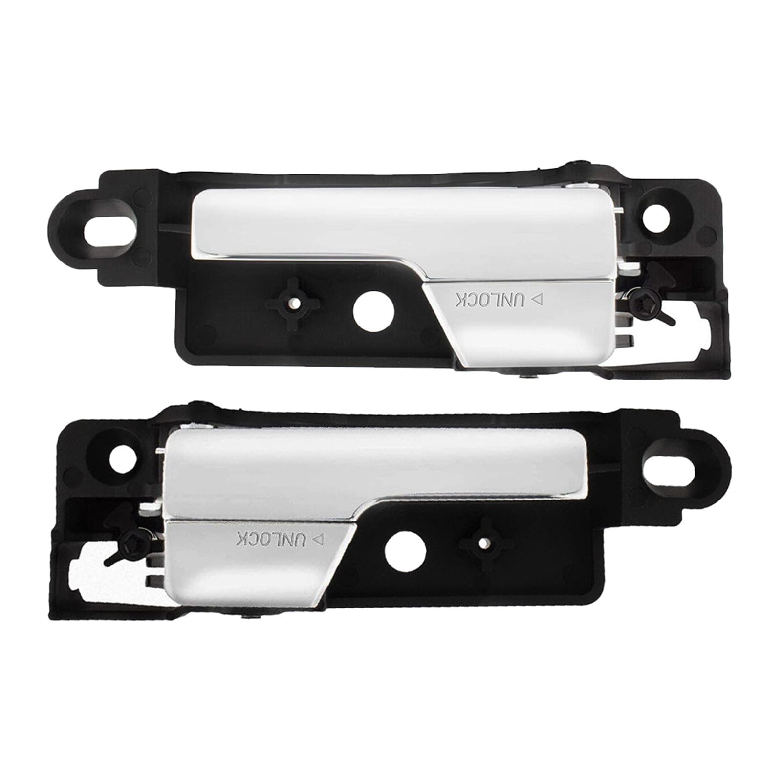LinQianBhD for Lincoln for Zephyr for MKZ Rear Left Right Inside Interior Door Handle Inner Car Door Handle(Black)