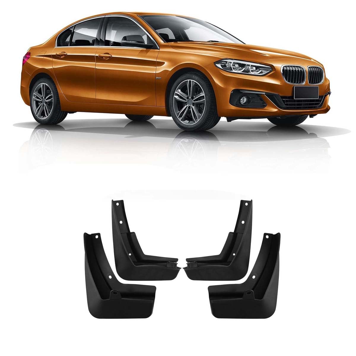 Garde-Boue pour BMW Série 1 Berline 2017-2019 : Protection Extérieure Auto