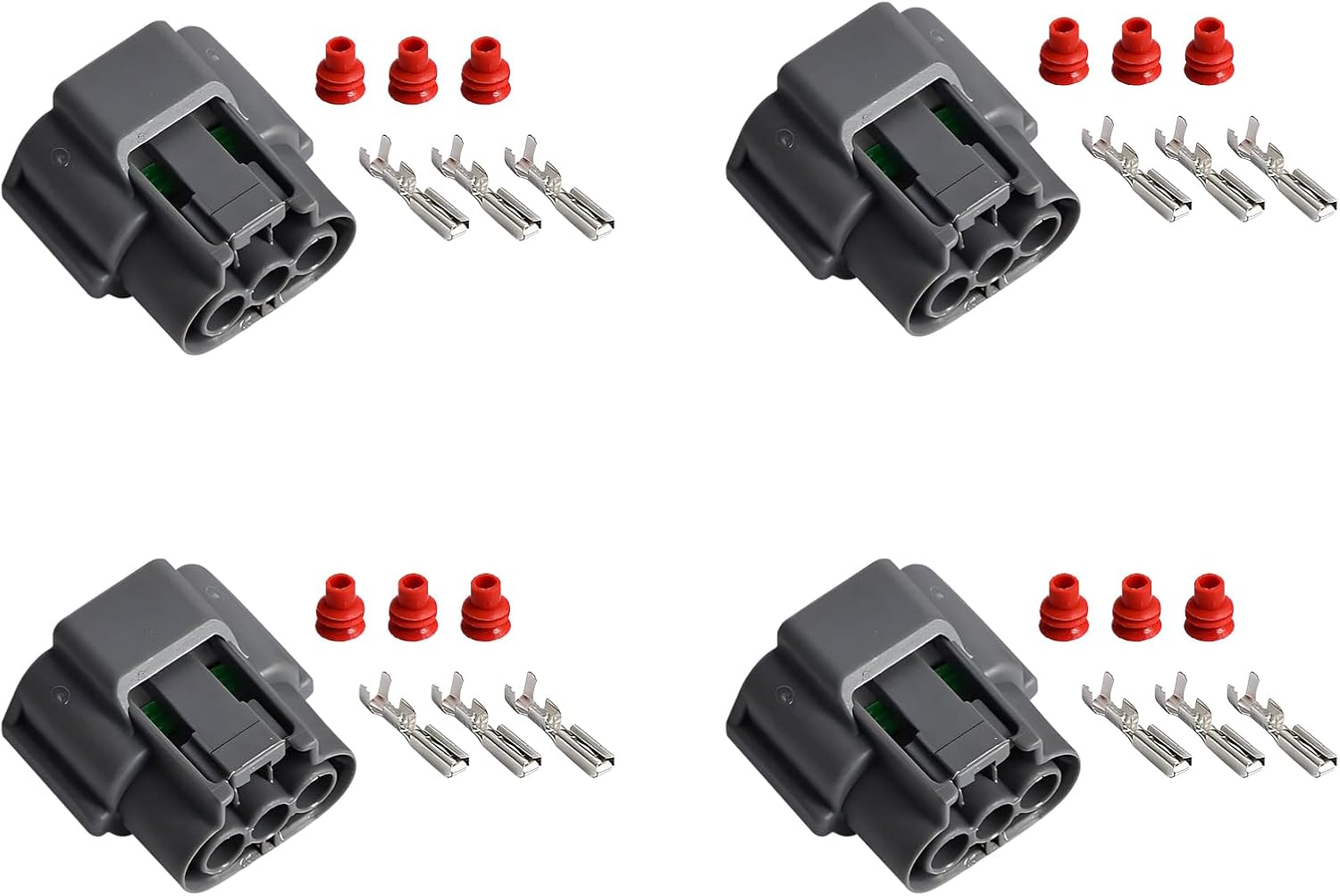 Bevinsee 4PCS Ignition Coil Connector Harness Plug Repair Kit Compatible with Nissan 350Z 370Z NV2500 NV3500 Maxima Altima Sentra Frontier