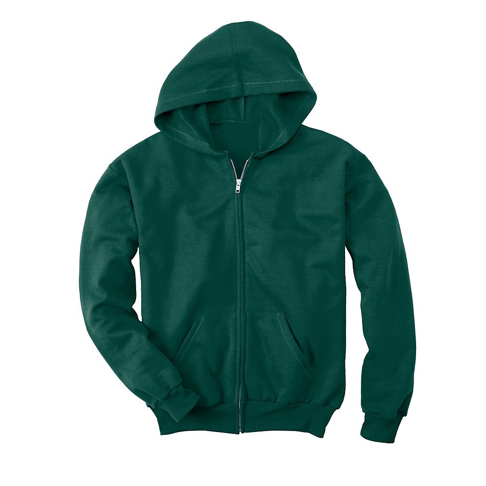 Hanes Bluza z kapturem Big Boys's ComfortBlend EcoSmart z zamkiem błyskawicznym