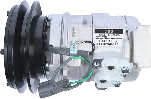 Miniatura 3 de Compresor de CA 20Y-979-6121 20Y9796121 10S15C R134A para Komatsu PC130-7 PC160LC-7 PC180LC-7 PC200-7 PC210-7 PC340NLC-7 PC450LCD. -7 Excavadora