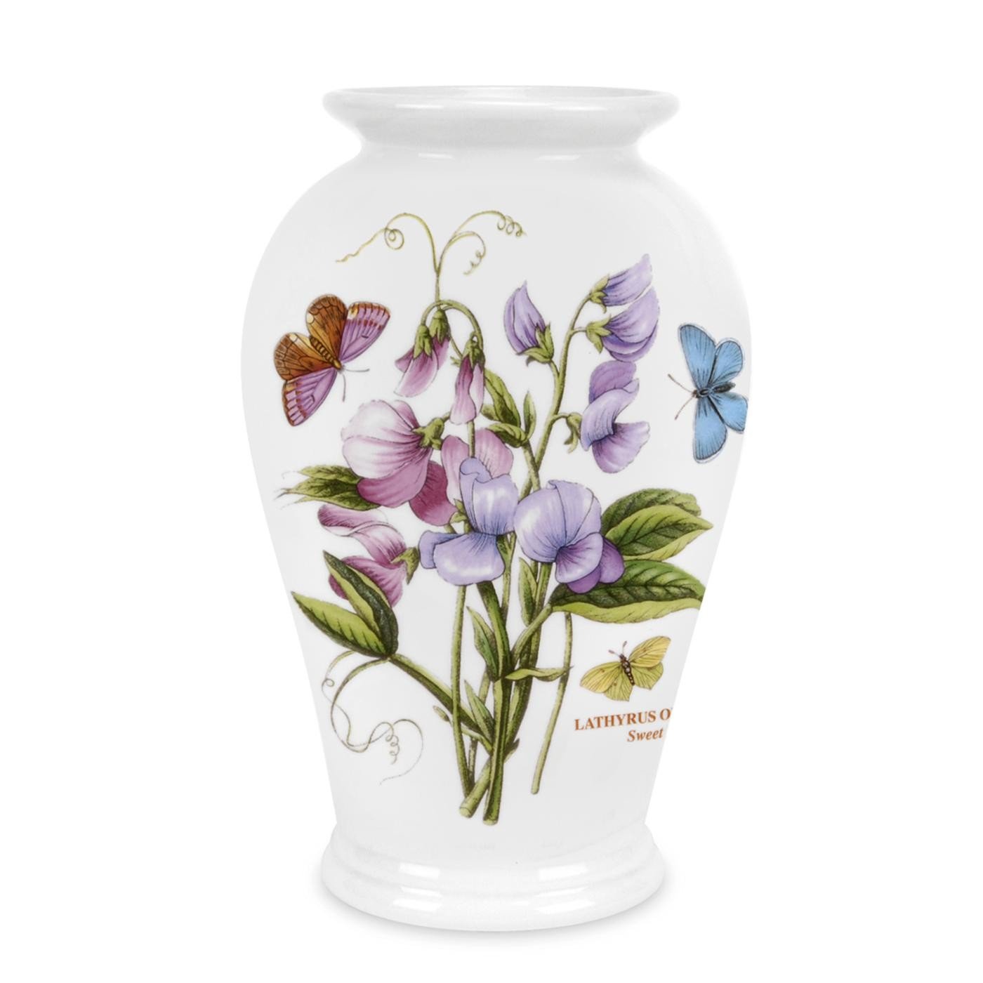 Portmeirion Multicolored Botanic Garden - Canton Vase 8" - Sweet Pea