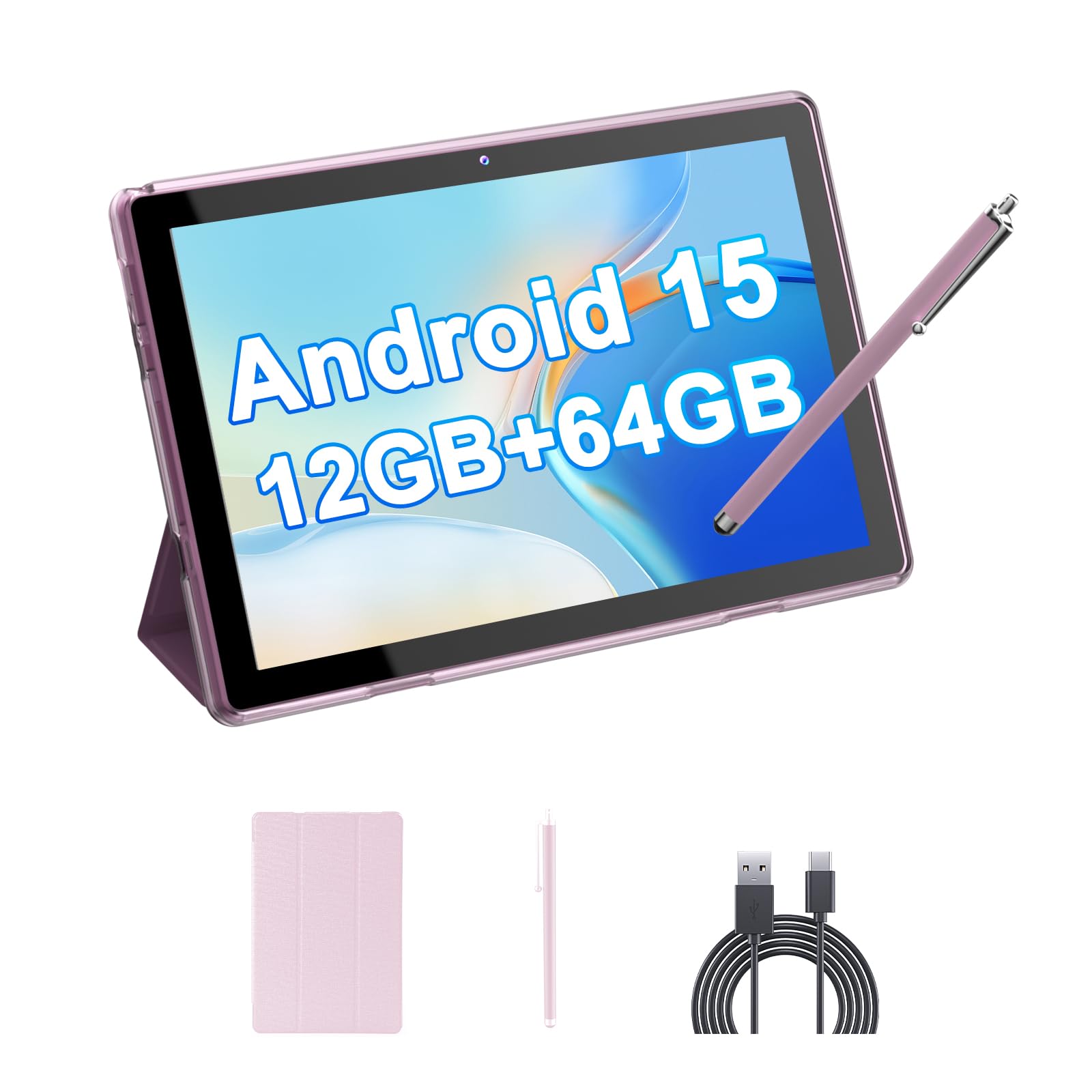 Amazon.com : HOTTABLET Tablet 10-inch Android 15, RAM 12GB(4+
