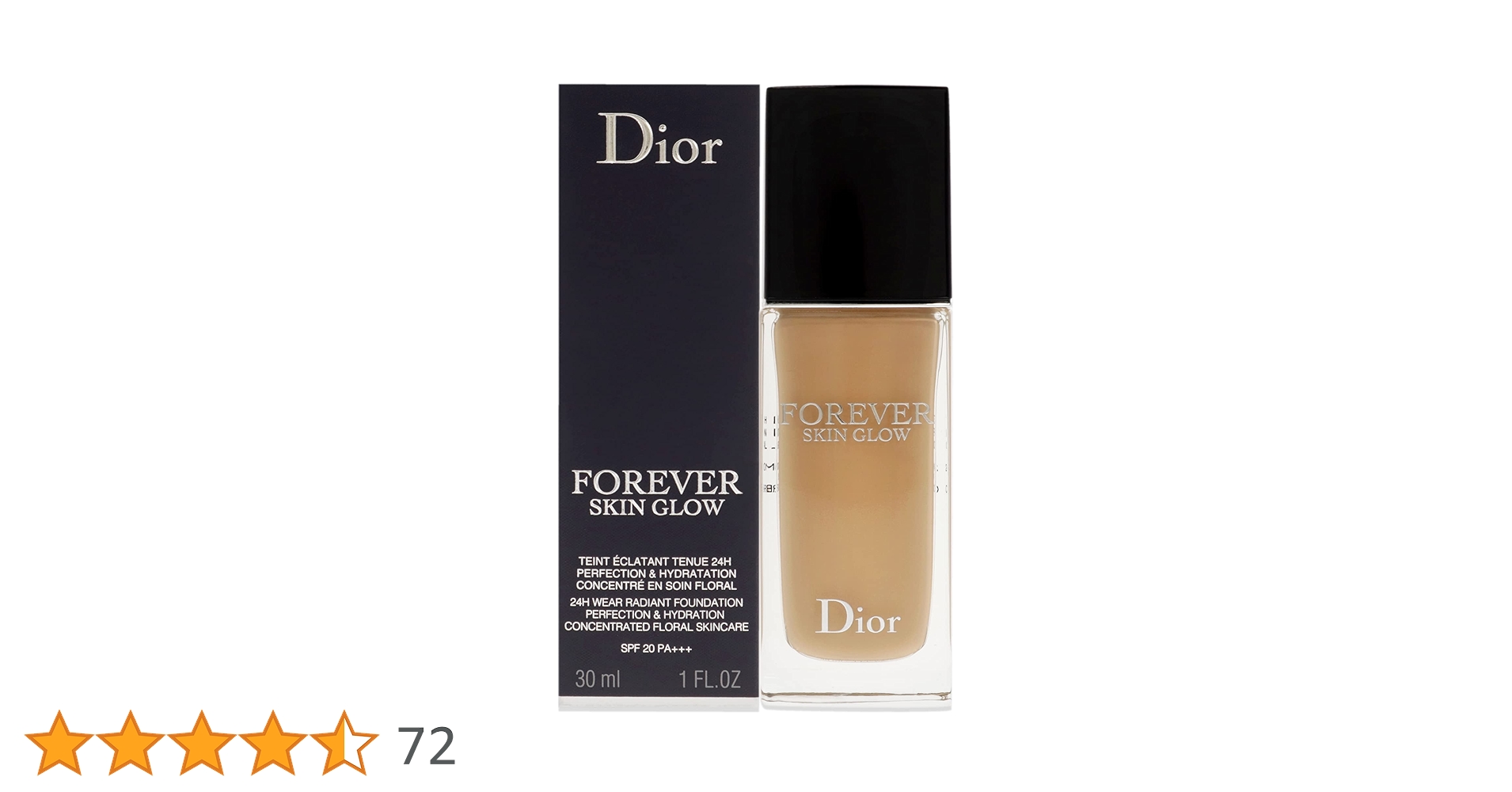 Christian Dior Dior Forever Skin Glow Foundation SPF 20-3N