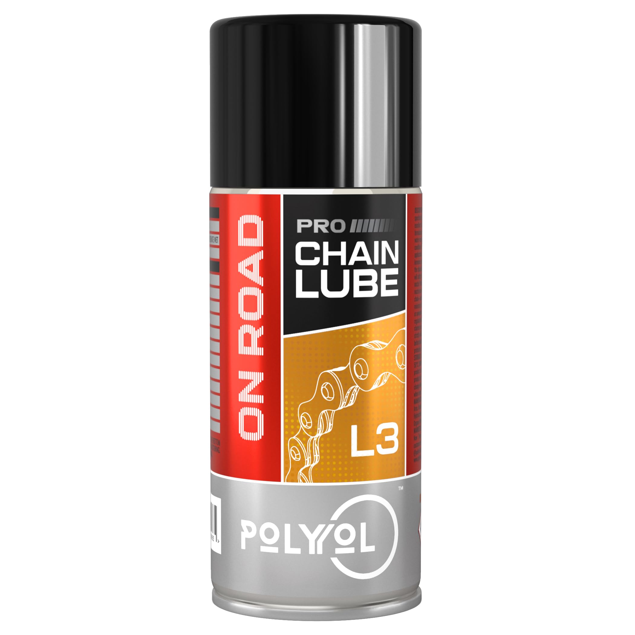L3 Onroad Pro Chain Lube 150 ml | Dry Weather Conditions | Clean Air Quality | Onroad Surface | Semi Dry Type Lube | Wax Based | High Speeds | Average Range 450 to 650 km | Zero Fling-image-27