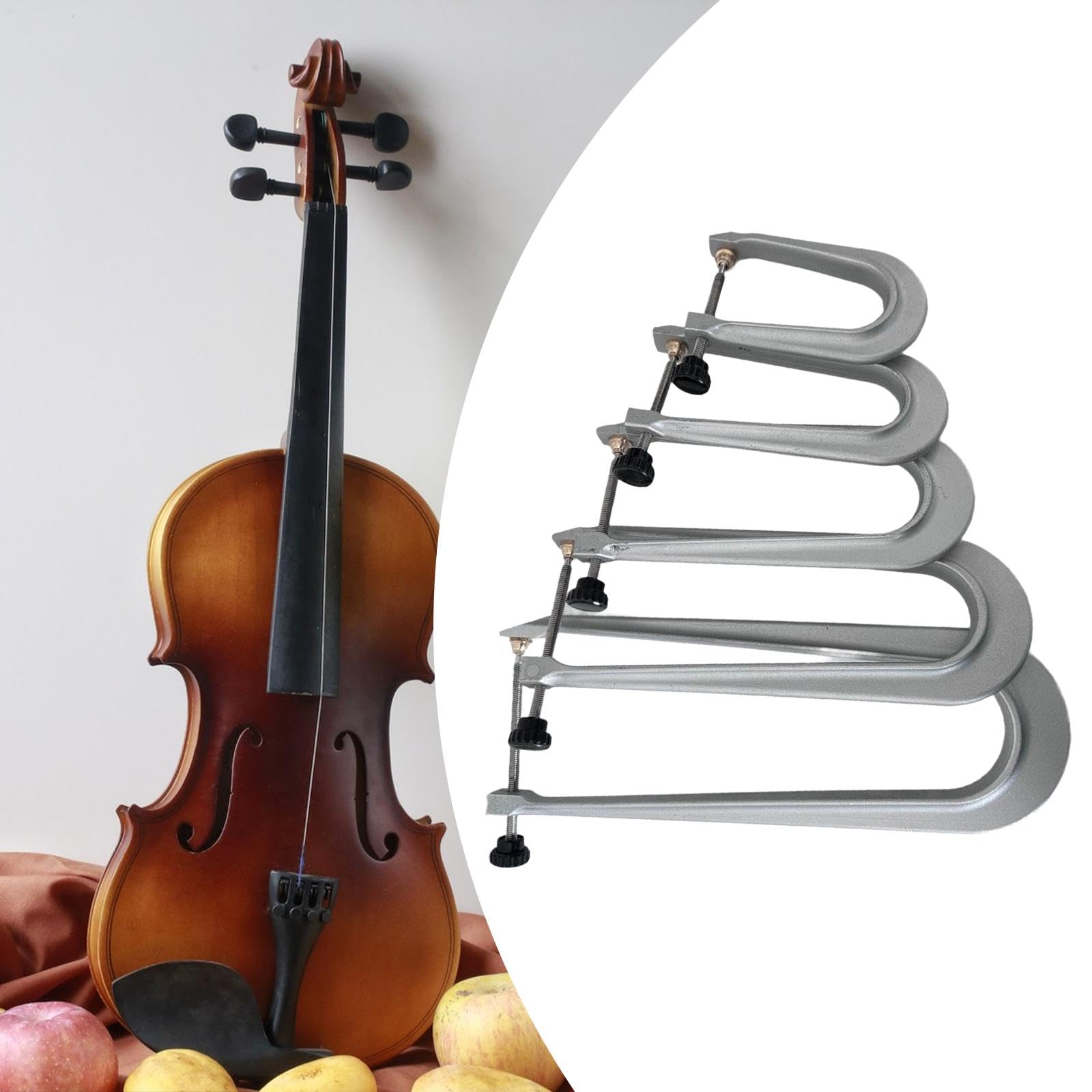 5x Geigenbalkenklemmen, für Geigen, Bratschen, Celli, Teile, DIY Geigenbauer