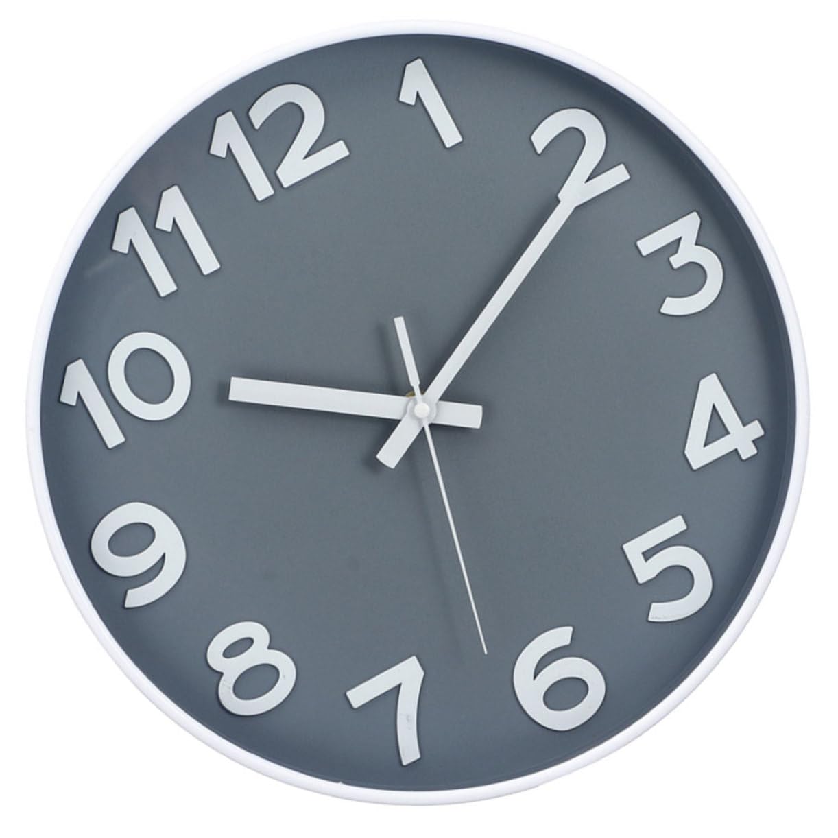 Horloge murale ronde silencieuse decoration murale salon et chambre