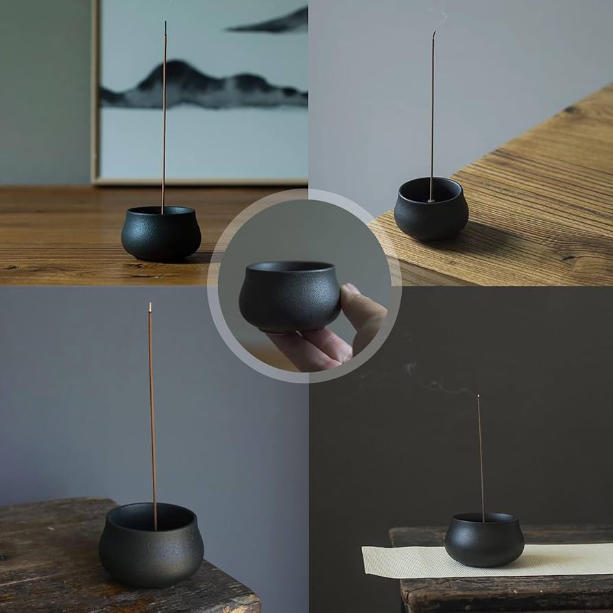 井上萬二窯 × EVANS DHARUMA INCENSE STAND EV-018 井上萬二窯 × EVANS DHARUMA INCENSE STAND – MIYOSHI RUG